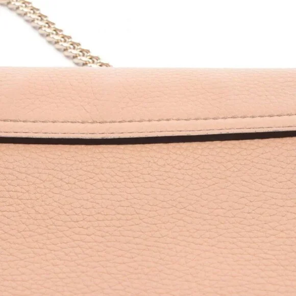 Gucci Shoulder Bag Soho Interlocking Beige Leather - Picture 6 of 6